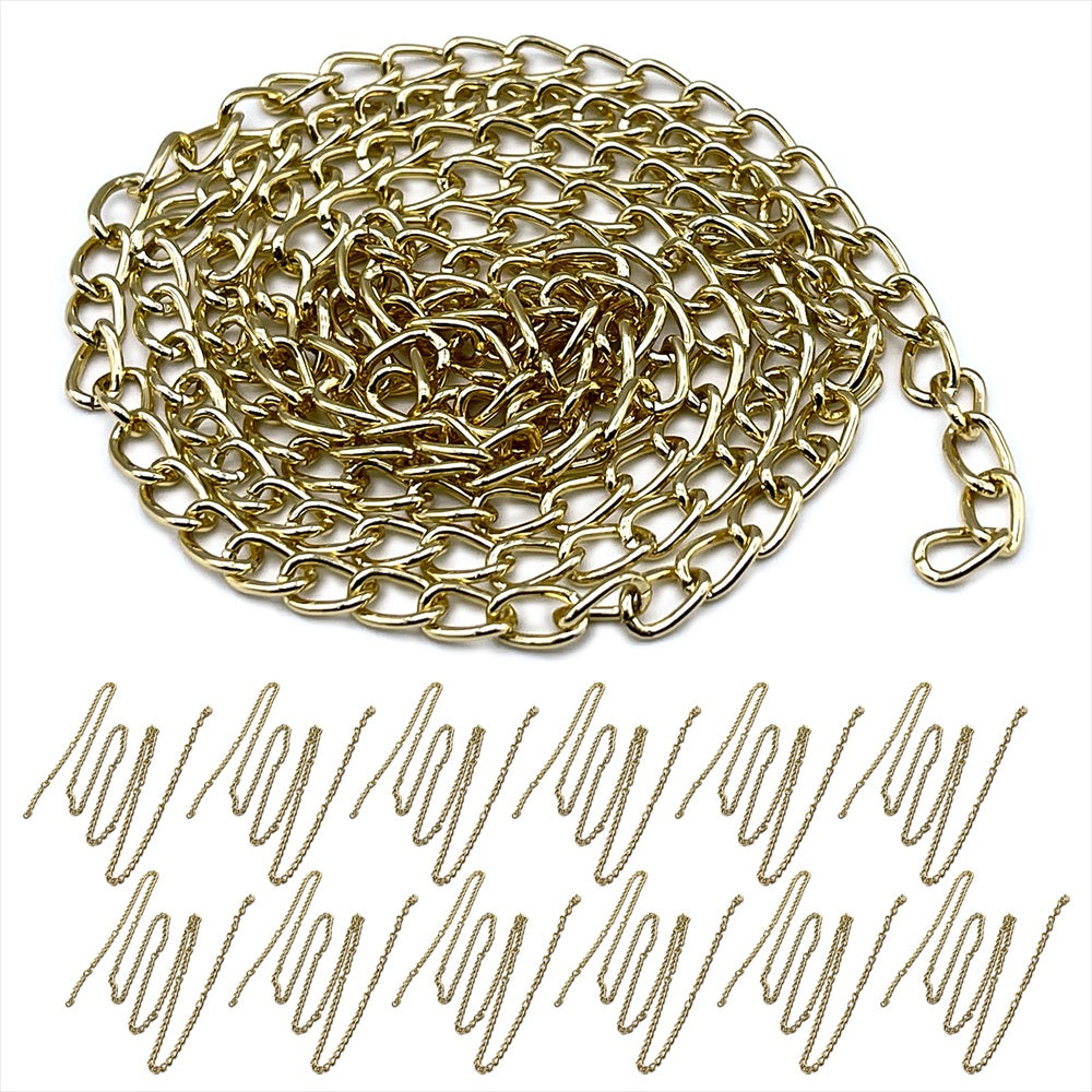 ハンドメイド チェーン パーツ ピアス シャンデリア 3mm 4mm 5mm SN-364-SP