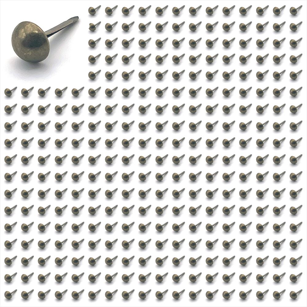 スタッズ 8mm ハンドメイド 鋲 レザークラフト 300個 SN-383-SZ