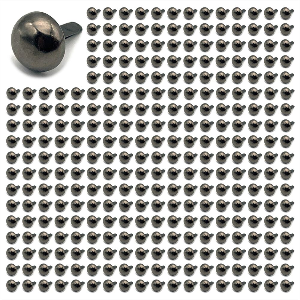 スタッズ 8mm ハンドメイド 鋲 レザークラフト 300個 SN-383-SZ