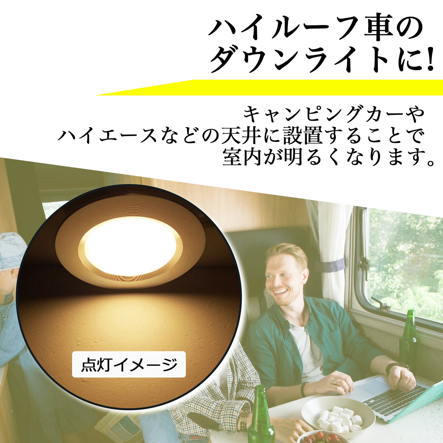 DC12V 小型 LEDダウンライト 3W 単品 SN-259-DL