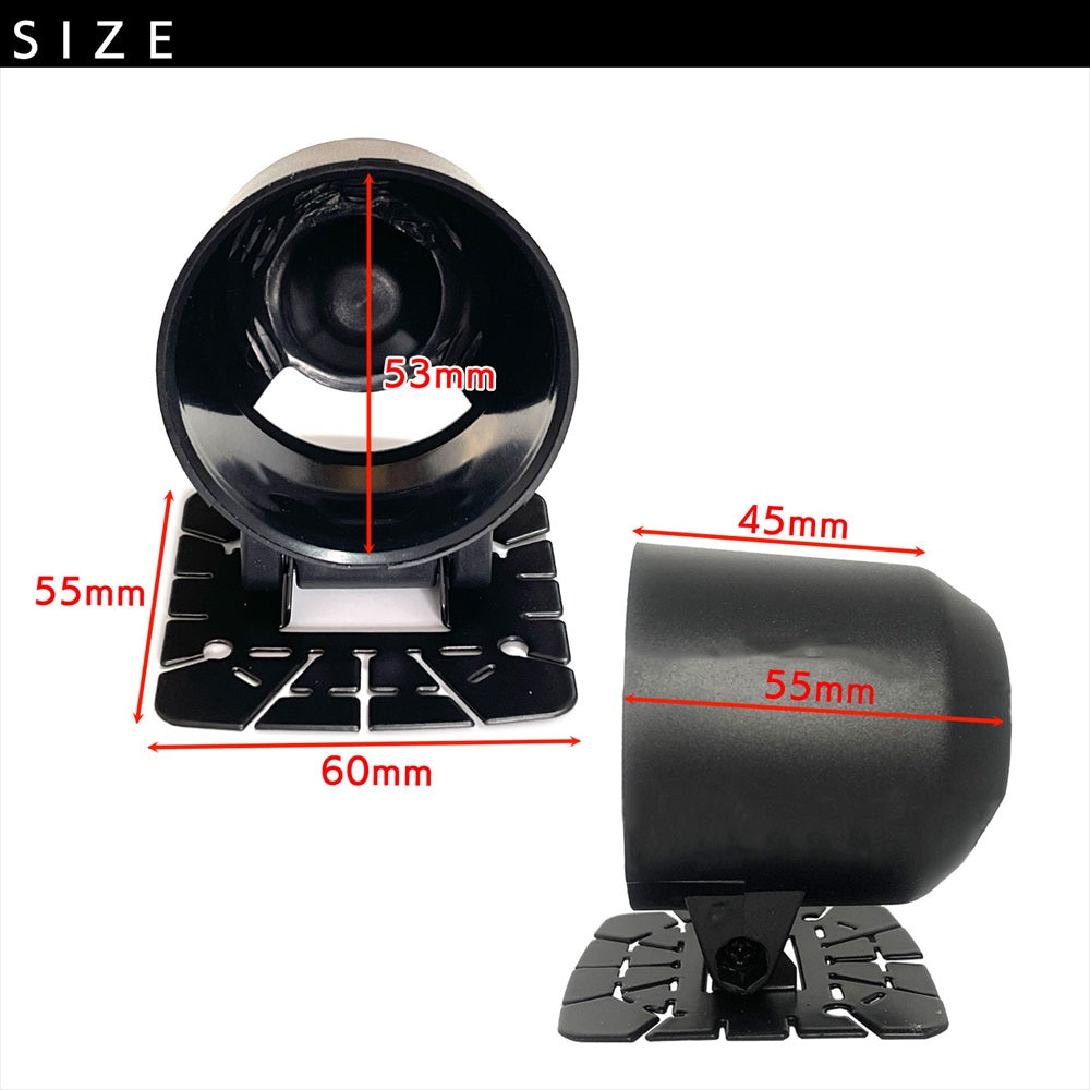 メーターカバー メーターマウントホルダー 52mm 計器ケース ブースト計 2インチ SN-346-MC (Aタイプ)