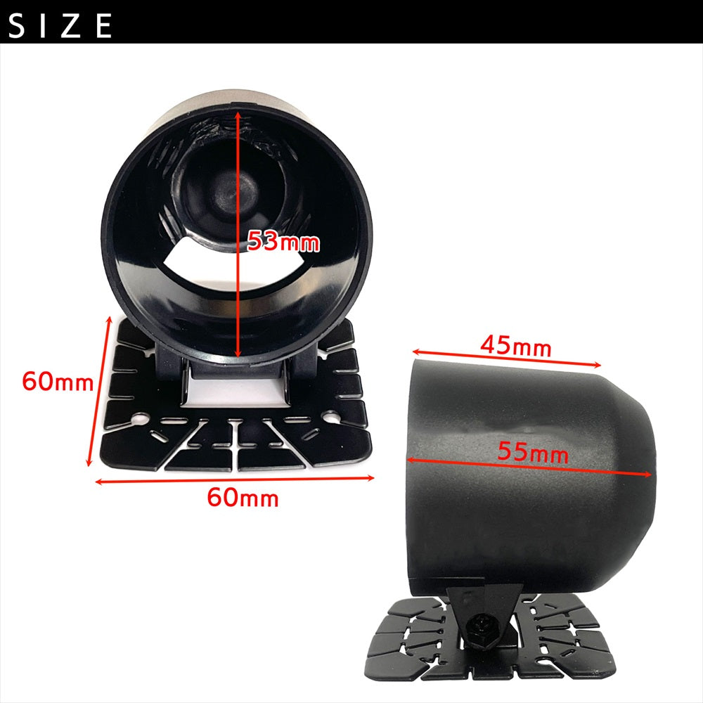メーターカバー メーターマウントホルダー 52mm 計器ケース ブースト計 2インチ SN-346-MC (Bタイプ)
