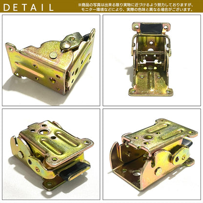 折れ脚金具 DIY 折りたたみ金具 テーブル 手作り 折りたたみ 4個 SN-349-KN (ゴールド)