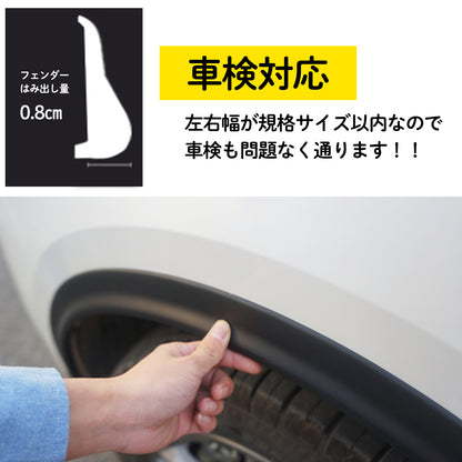 フェンダーモール 白 汎用 1.5ｍ 幅3ｃｍ 厚さ0.8ｃｍ 車検対応 オーバーフェンダーモール SN-255-FMA
