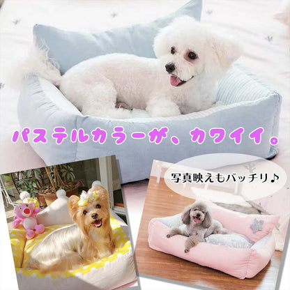 ペットベッド 洗える おしゃれ 犬 冬用 夏用 ふかふか SN-277-PB