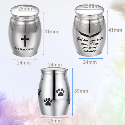骨壺 ペット用 ミニ ペット メモリアルグッズ 犬 猫 SN-303-PT